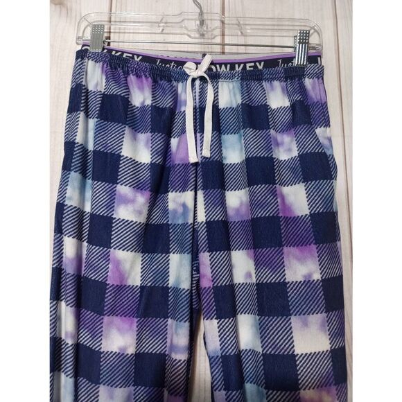 Justice Pants Girls Large Sleep Purple Plush‎ Flame Resistant - Picture 3 of 5